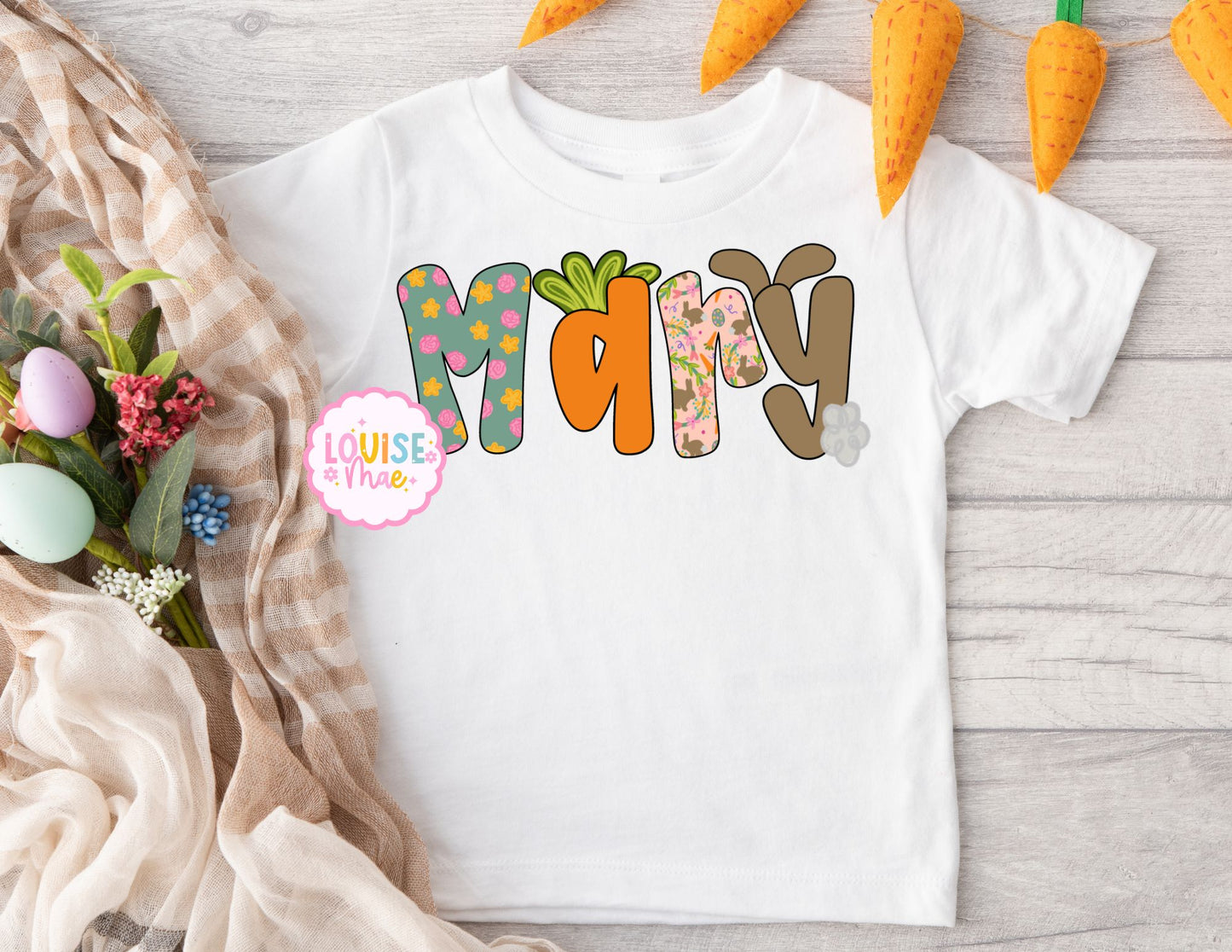 Easter Name Tee - Girl
