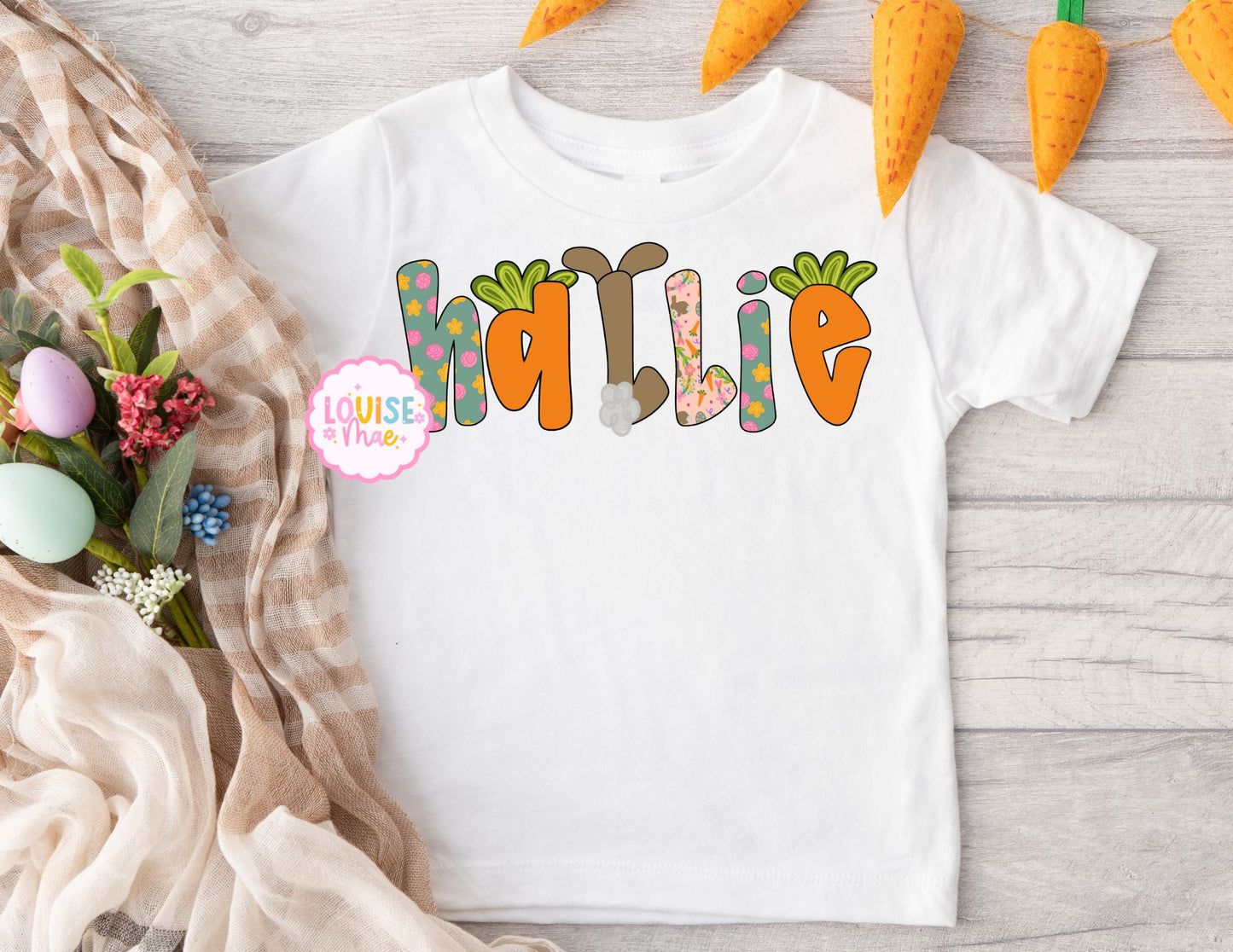 Easter Name Tee - Girl