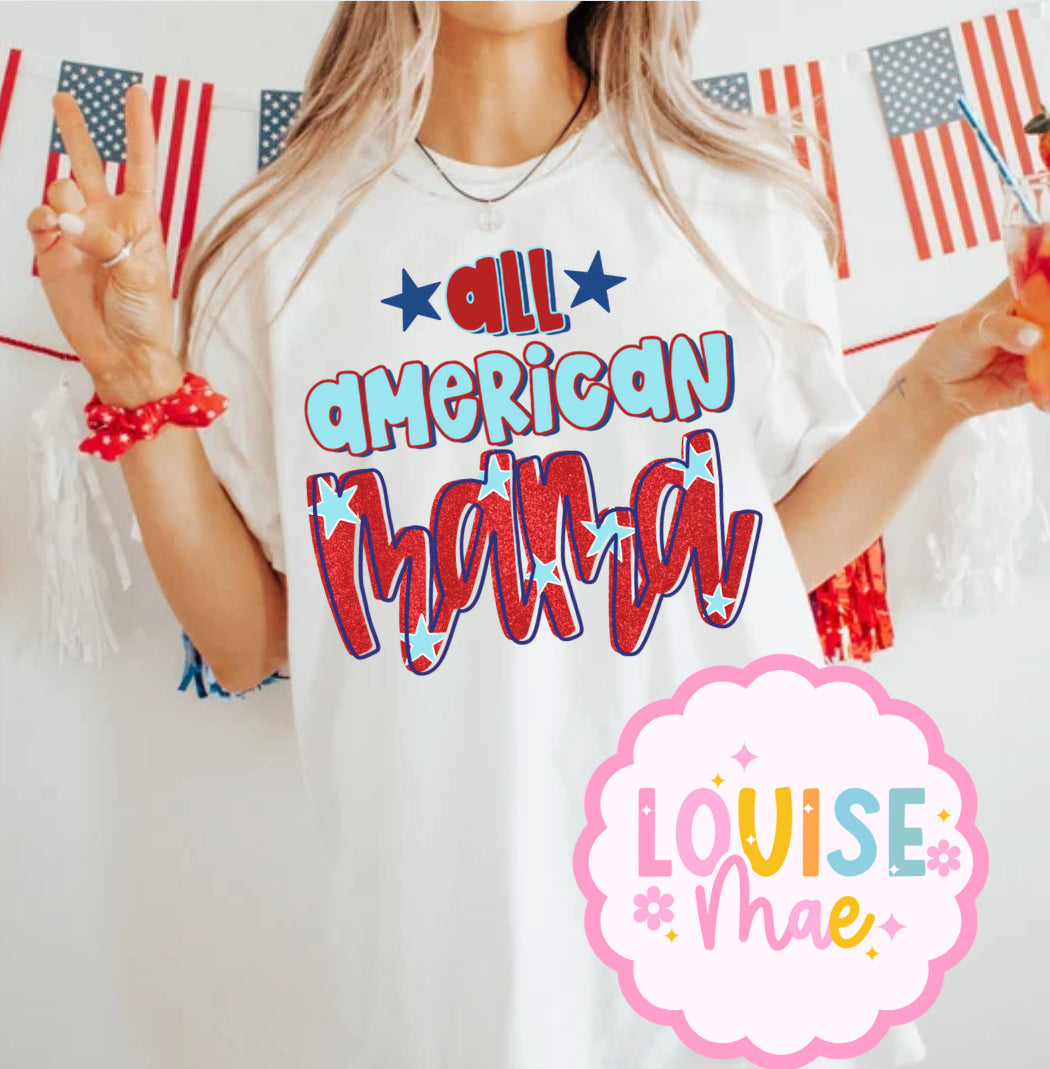 All American Mama Tee