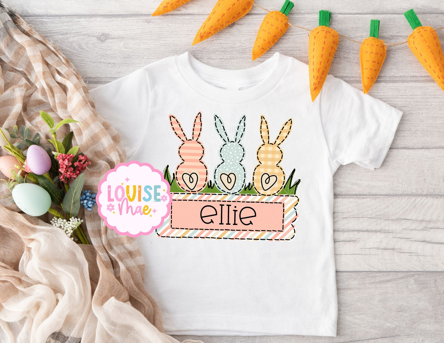 Girl Bunny Trio
