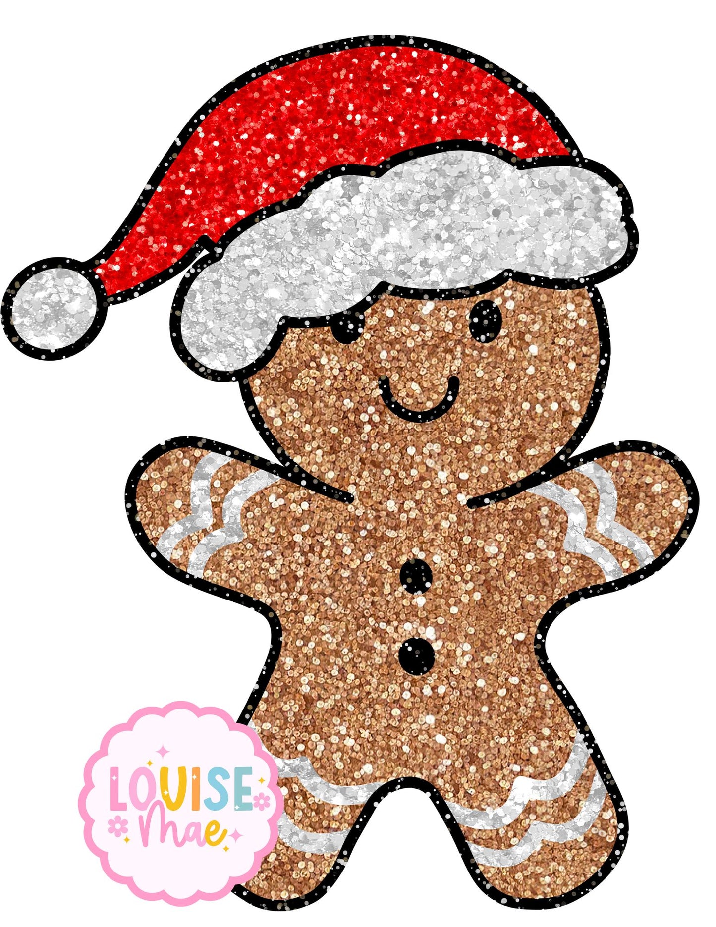 Sparkle Gingerbread Man