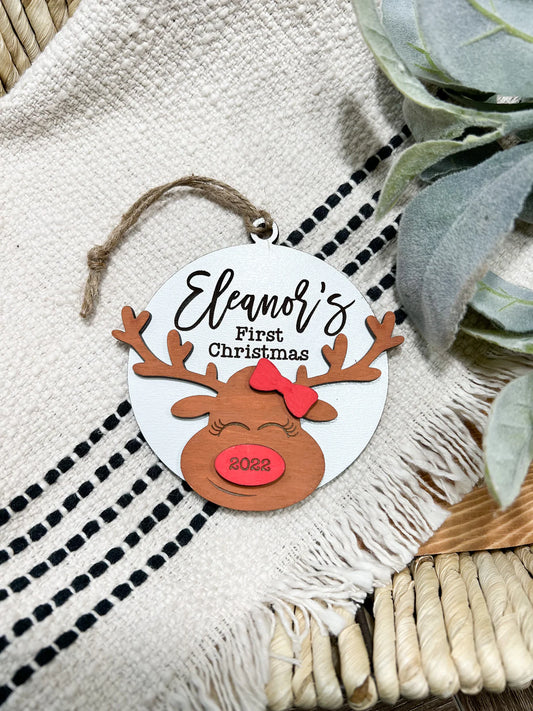 Baby's First Christmas Reindeer