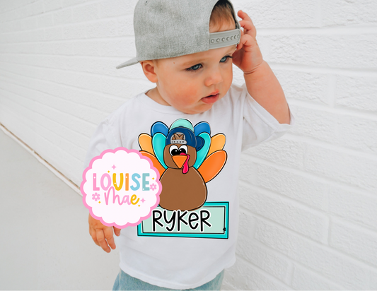 Boy Turkey personalized