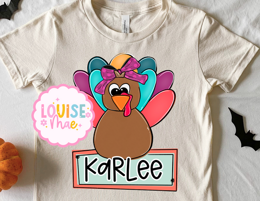 Girl Turkey personalized