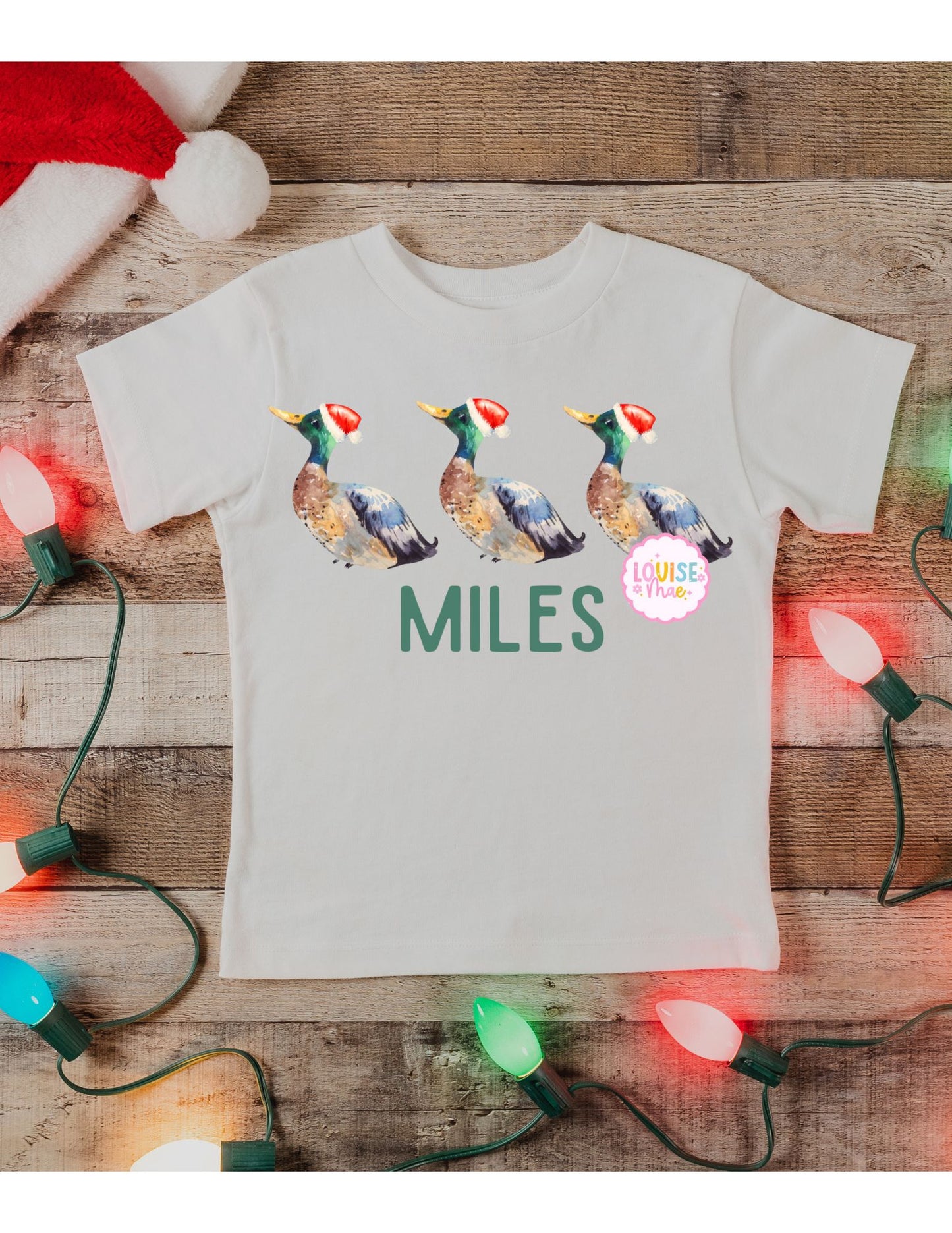 Christmas Ducks Name Tee