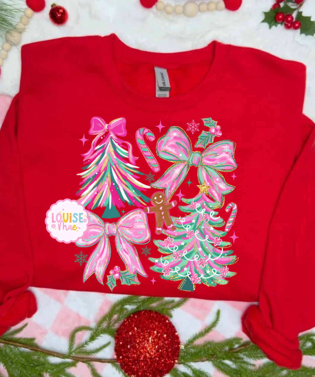 Pink & Green Christmas