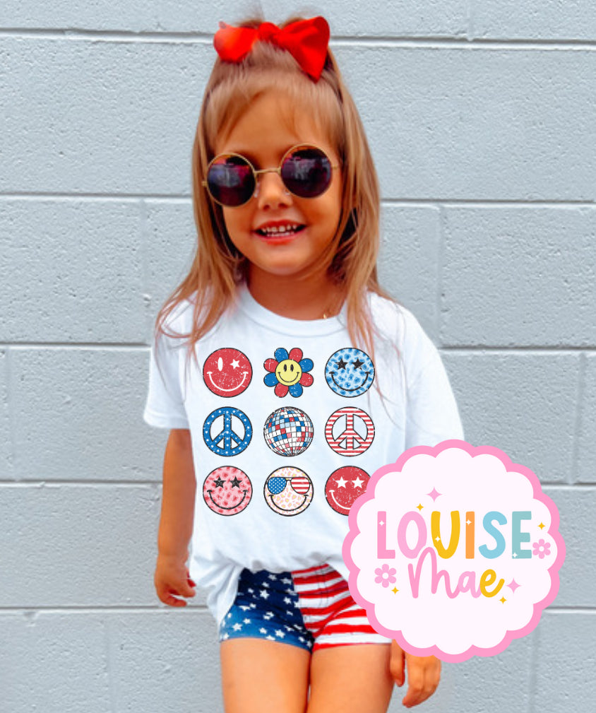 Groovy Patriotic Tee