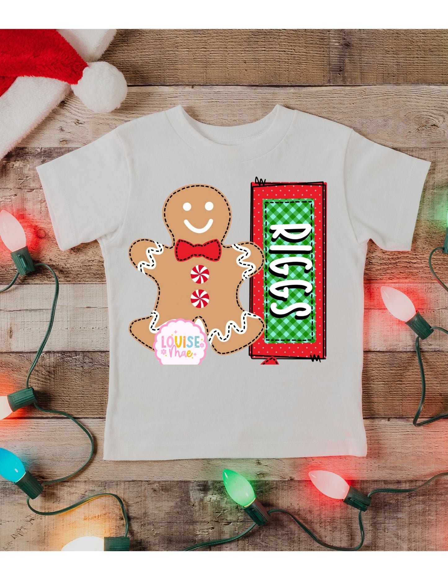 Gingerbread Name Tee