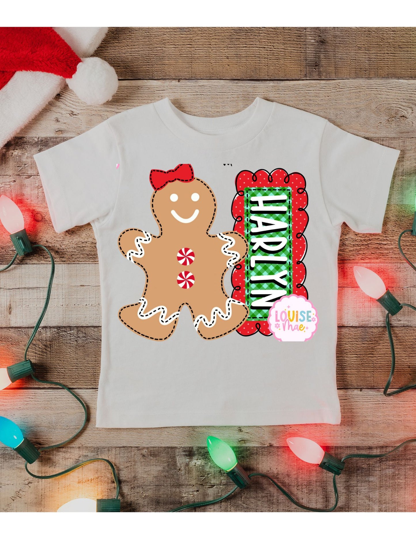 Gingerbread Name Tee