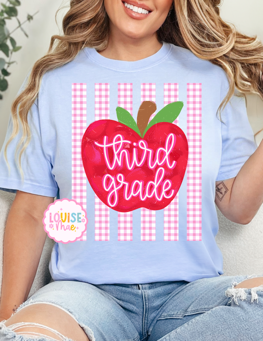 Pink Gingham Grade level