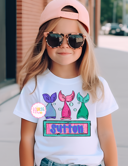 Mermaid Name Tee