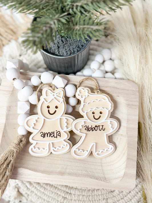 Gingerbread Kids Ornament