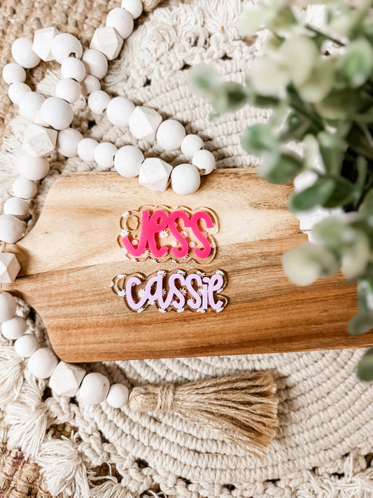 Daisy Bag Tag