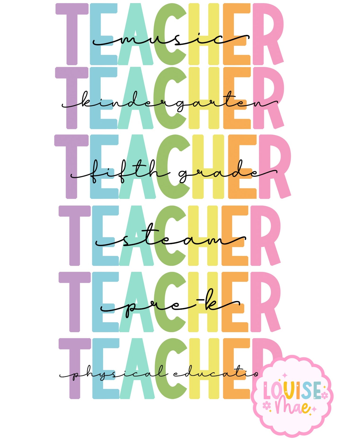 Teacher (any grade or subject) Tee - PRE-ORDER