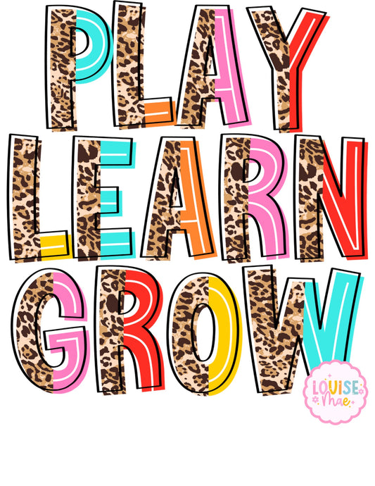 Play Learn Grow Tee - PRE-ORDER