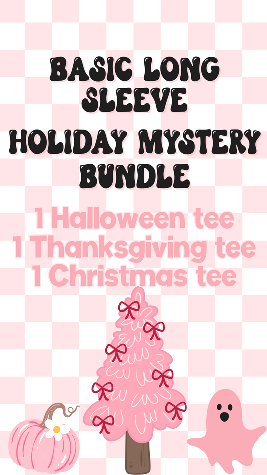 Long Sleeve Holiday Mystery Tee Bundle