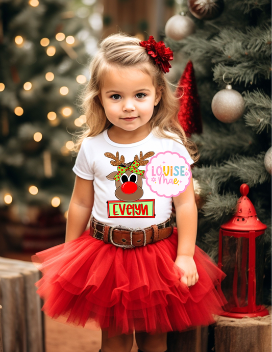 Cute Reindeer Name Tee